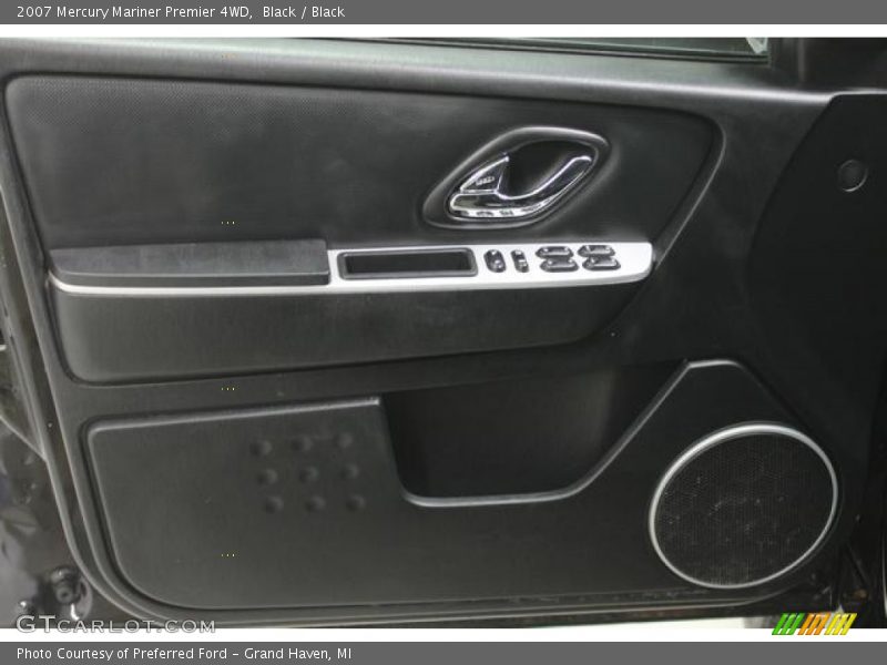 Black / Black 2007 Mercury Mariner Premier 4WD