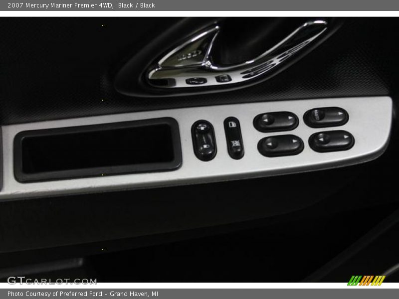 Black / Black 2007 Mercury Mariner Premier 4WD