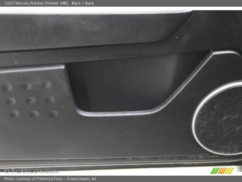 Black / Black 2007 Mercury Mariner Premier 4WD