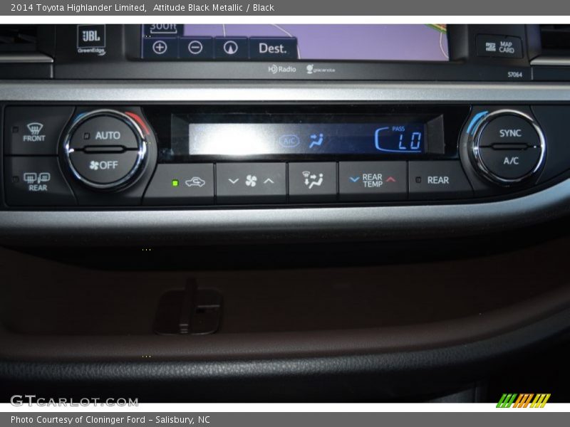 Attitude Black Metallic / Black 2014 Toyota Highlander Limited
