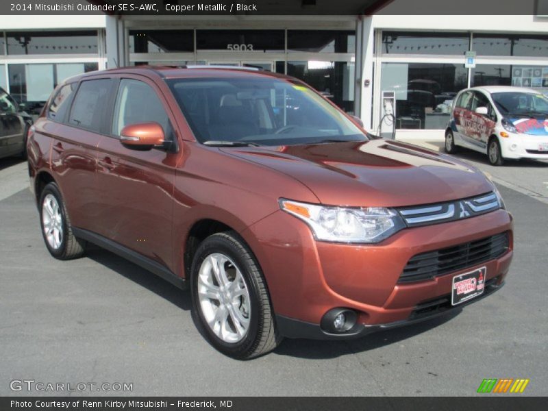 Copper Metallic / Black 2014 Mitsubishi Outlander SE S-AWC