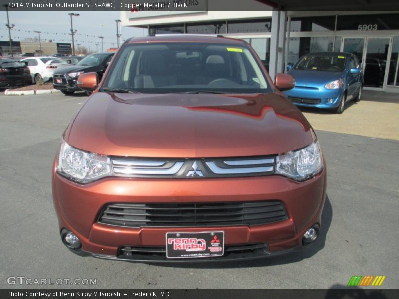 Copper Metallic / Black 2014 Mitsubishi Outlander SE S-AWC