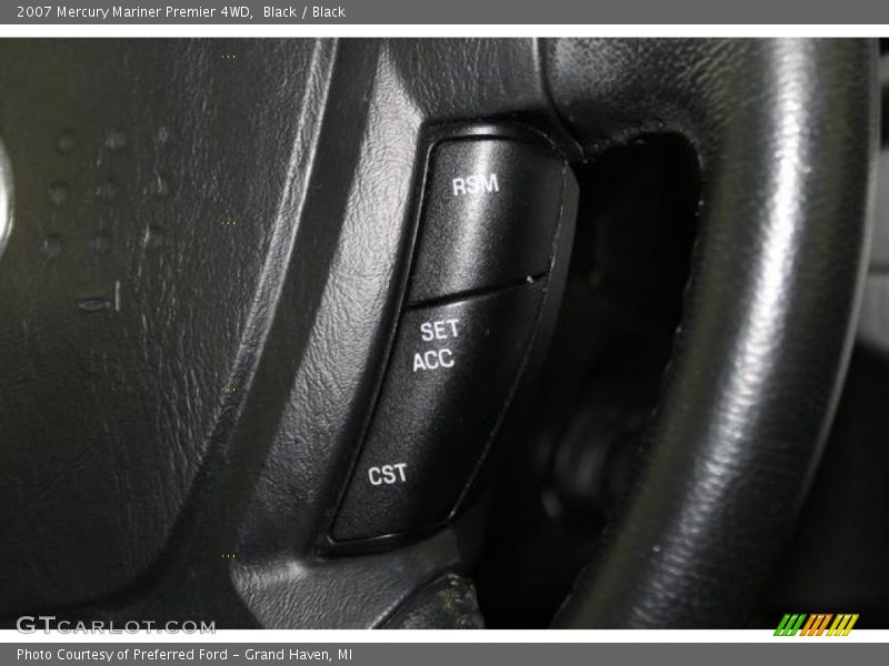 Black / Black 2007 Mercury Mariner Premier 4WD