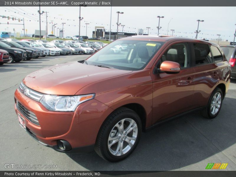 Copper Metallic / Black 2014 Mitsubishi Outlander SE S-AWC