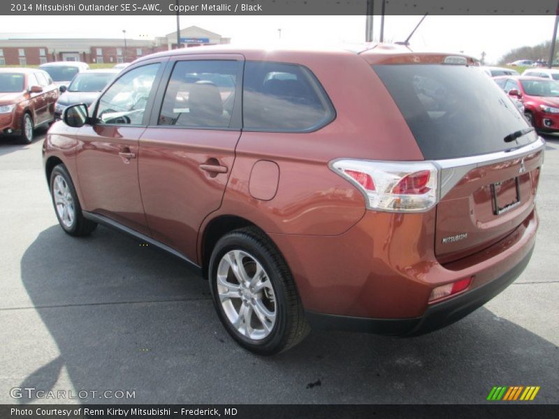 Copper Metallic / Black 2014 Mitsubishi Outlander SE S-AWC