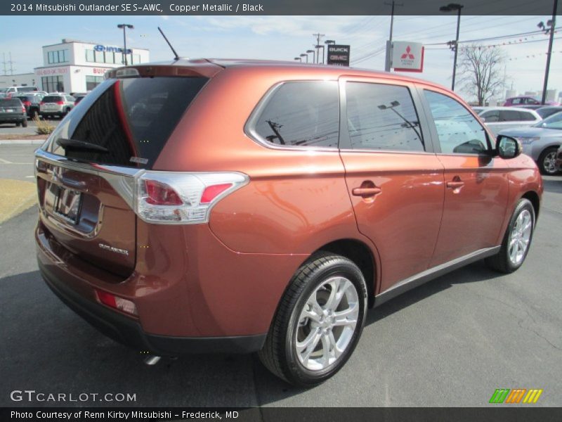 Copper Metallic / Black 2014 Mitsubishi Outlander SE S-AWC