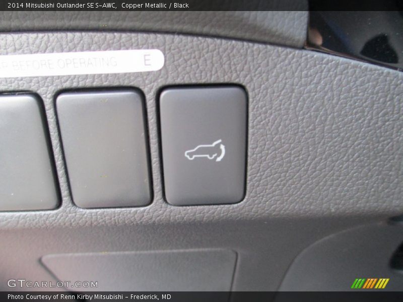 Copper Metallic / Black 2014 Mitsubishi Outlander SE S-AWC