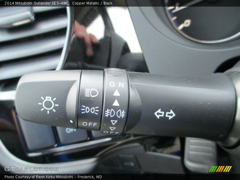 Copper Metallic / Black 2014 Mitsubishi Outlander SE S-AWC