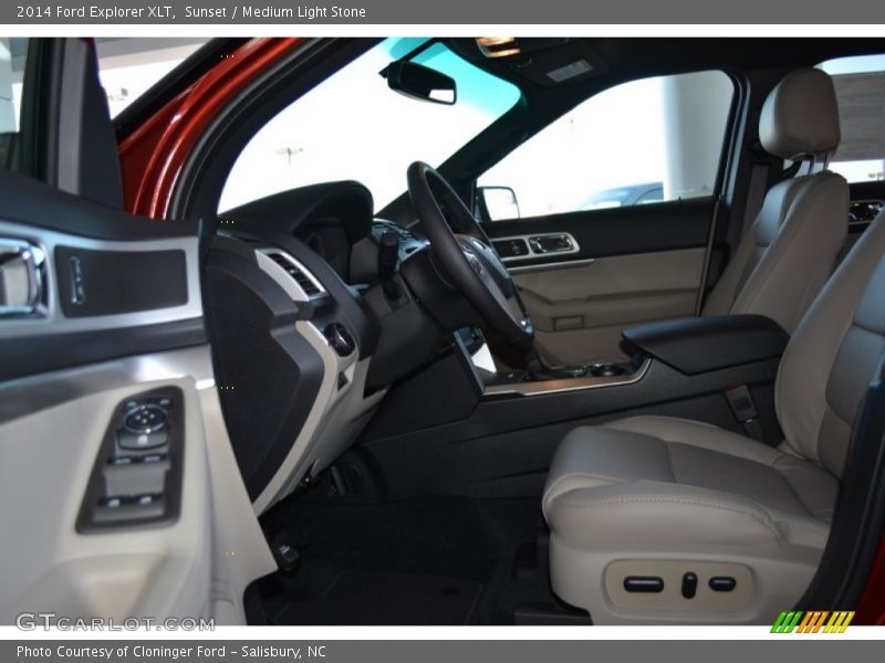 Sunset / Medium Light Stone 2014 Ford Explorer XLT