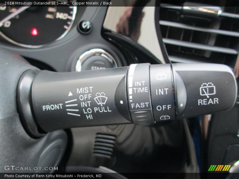 Copper Metallic / Black 2014 Mitsubishi Outlander SE S-AWC