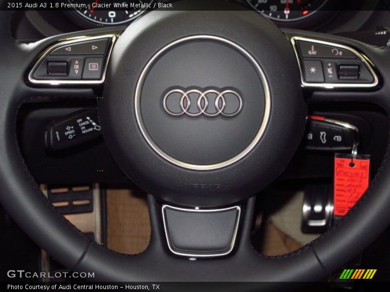 Glacier White Metallic / Black 2015 Audi A3 1.8 Premium