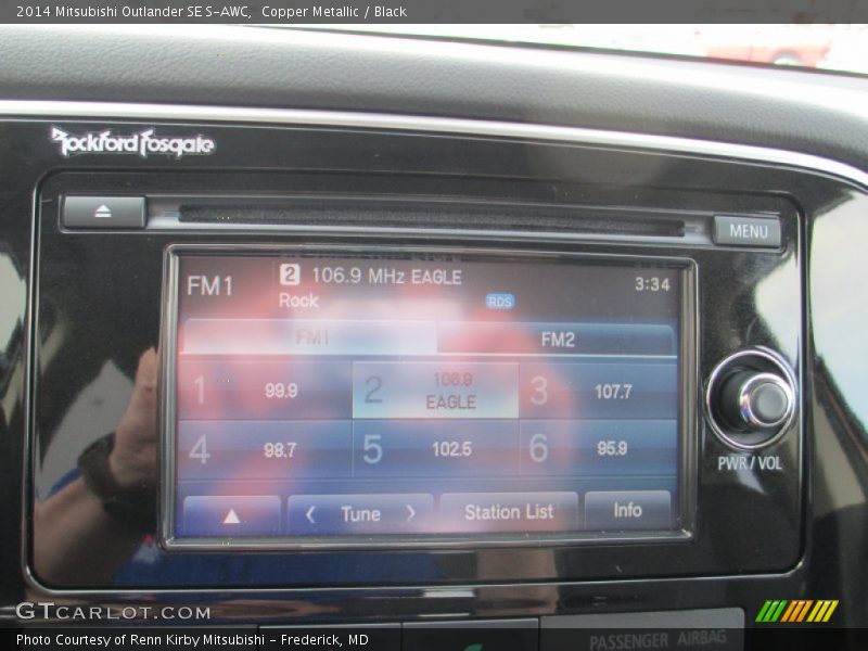 Copper Metallic / Black 2014 Mitsubishi Outlander SE S-AWC