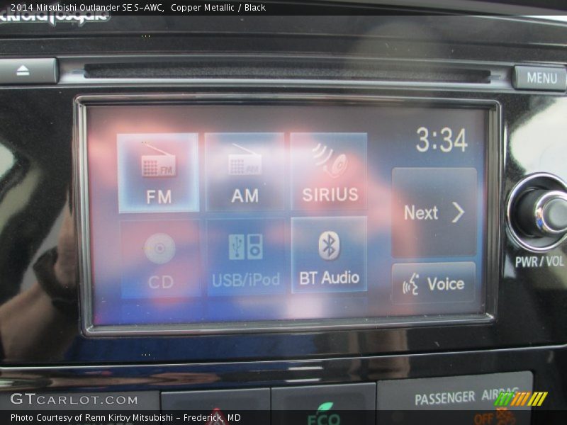 Copper Metallic / Black 2014 Mitsubishi Outlander SE S-AWC