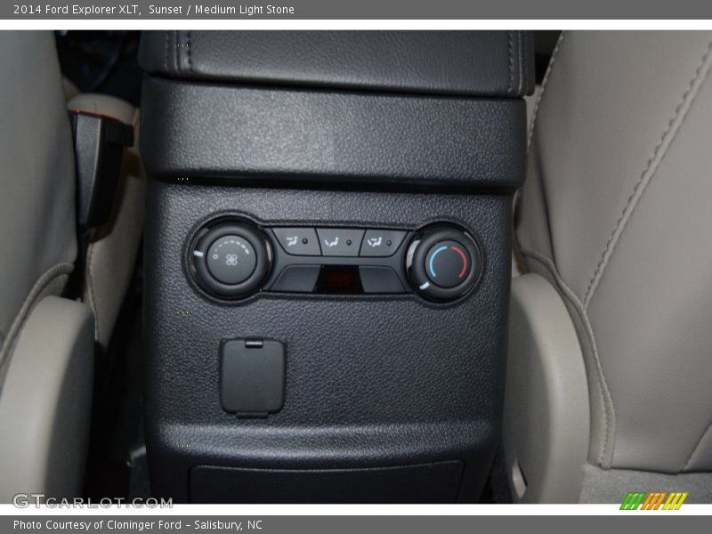 Sunset / Medium Light Stone 2014 Ford Explorer XLT