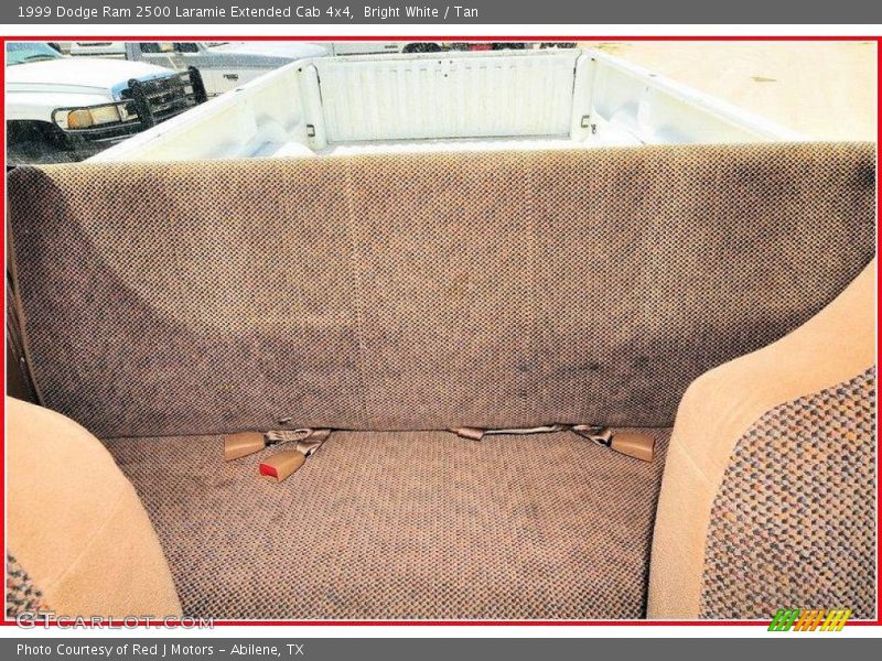 Bright White / Tan 1999 Dodge Ram 2500 Laramie Extended Cab 4x4
