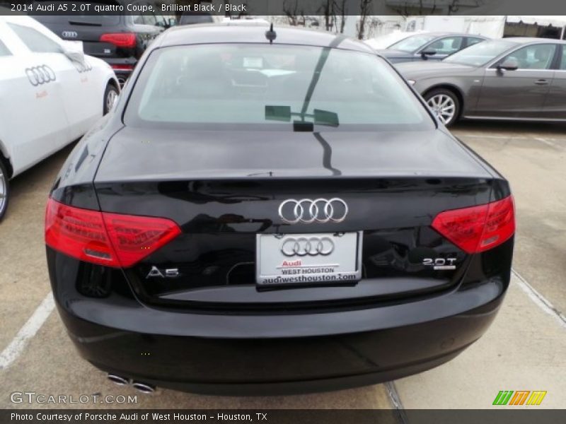 Brilliant Black / Black 2014 Audi A5 2.0T quattro Coupe