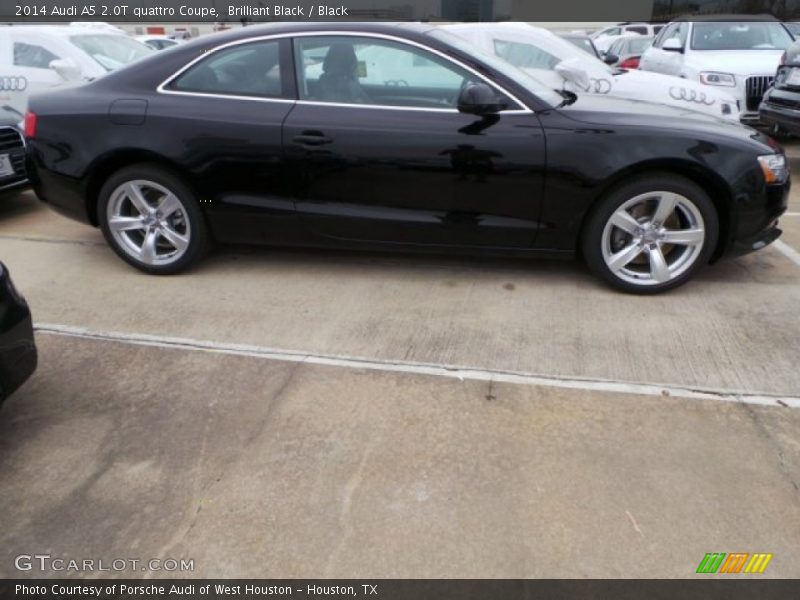 Brilliant Black / Black 2014 Audi A5 2.0T quattro Coupe