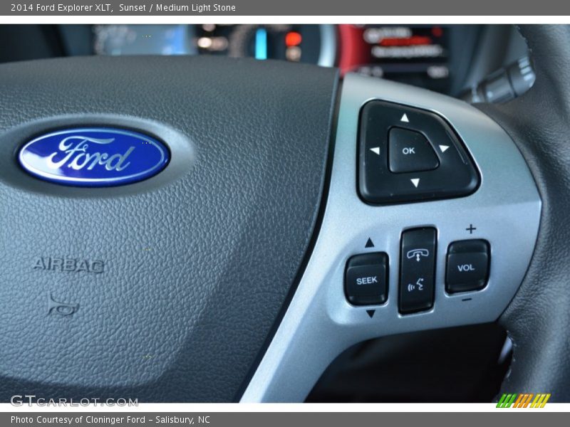 Sunset / Medium Light Stone 2014 Ford Explorer XLT
