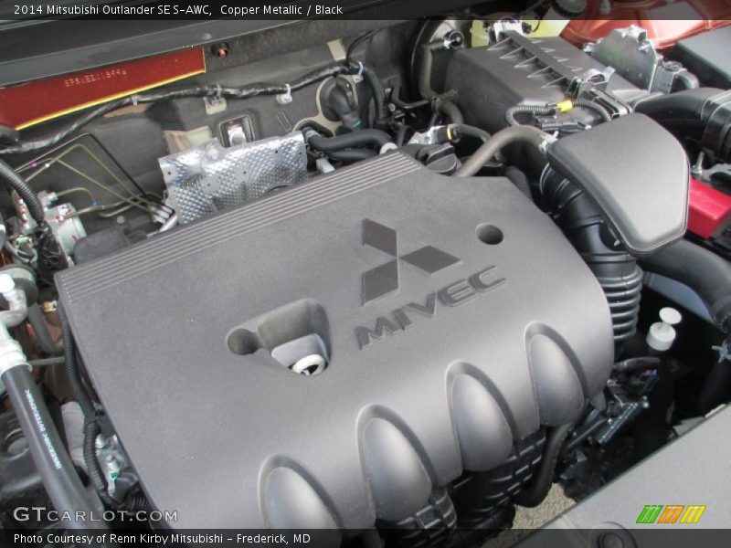 Copper Metallic / Black 2014 Mitsubishi Outlander SE S-AWC