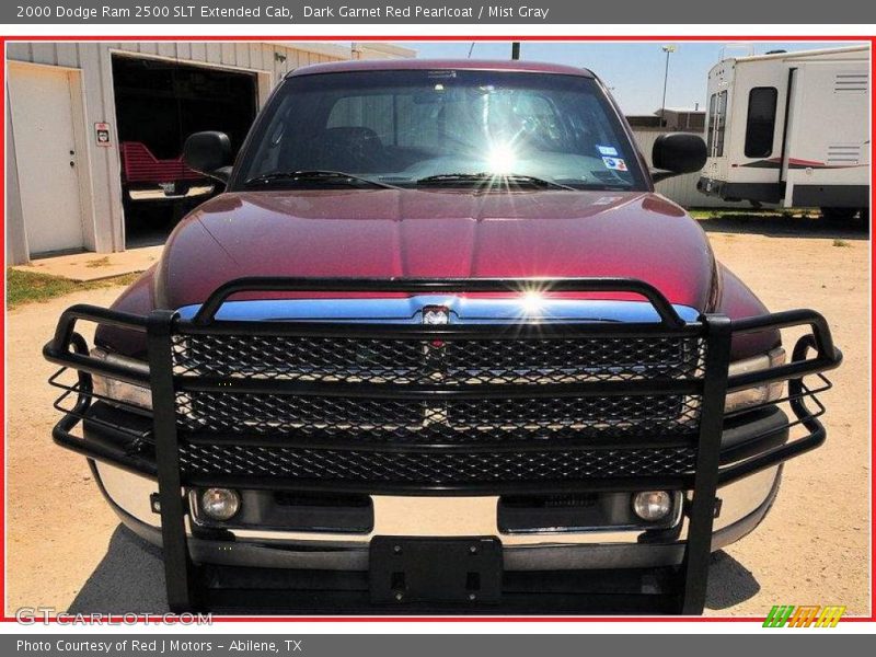 Dark Garnet Red Pearlcoat / Mist Gray 2000 Dodge Ram 2500 SLT Extended Cab