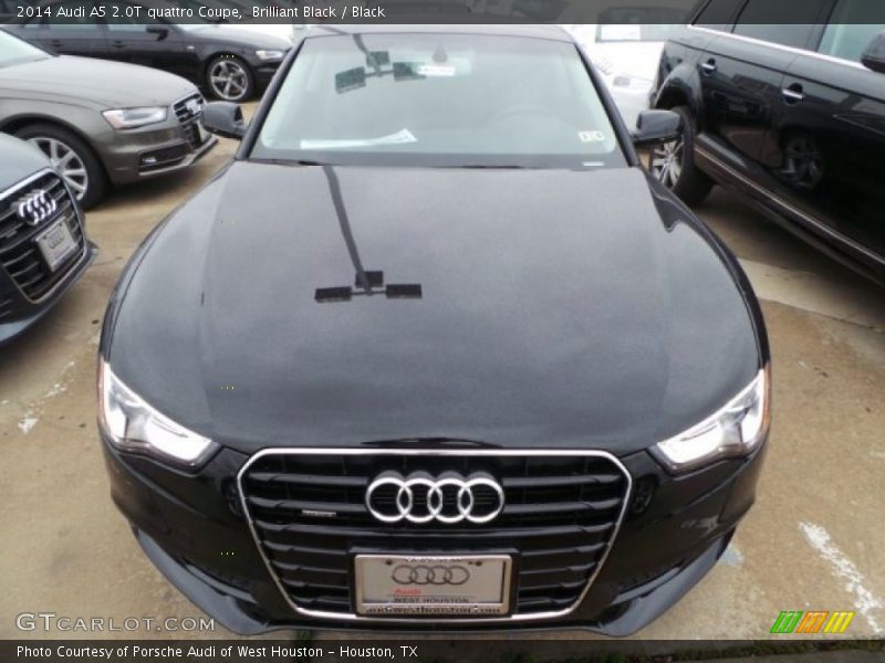 Brilliant Black / Black 2014 Audi A5 2.0T quattro Coupe
