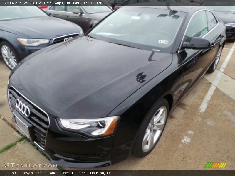 Brilliant Black / Black 2014 Audi A5 2.0T quattro Coupe