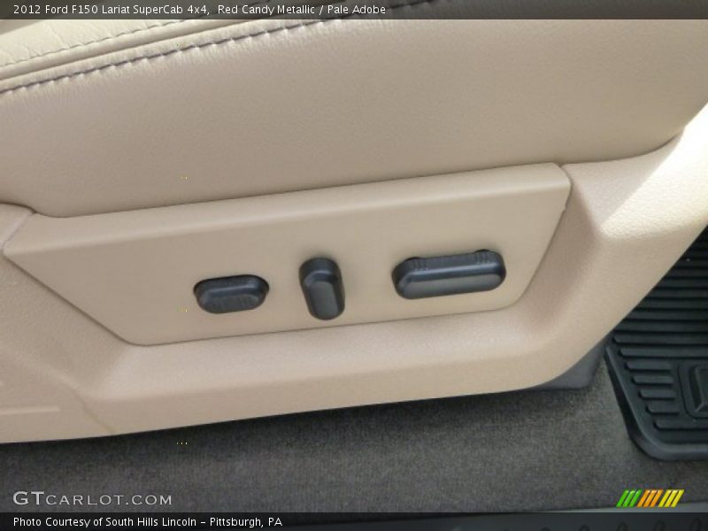 Red Candy Metallic / Pale Adobe 2012 Ford F150 Lariat SuperCab 4x4