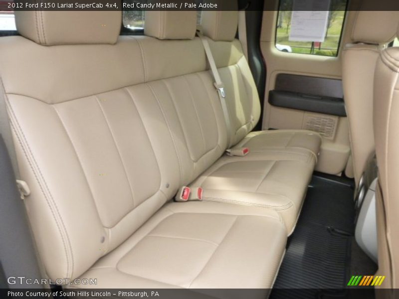 Red Candy Metallic / Pale Adobe 2012 Ford F150 Lariat SuperCab 4x4