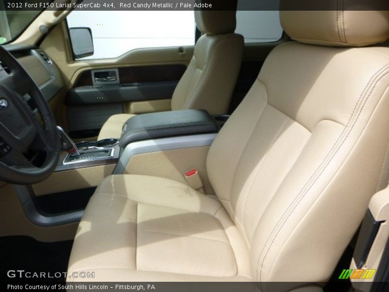 Red Candy Metallic / Pale Adobe 2012 Ford F150 Lariat SuperCab 4x4