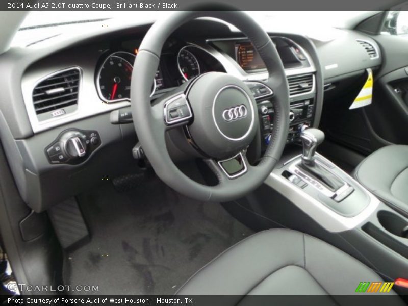 Brilliant Black / Black 2014 Audi A5 2.0T quattro Coupe