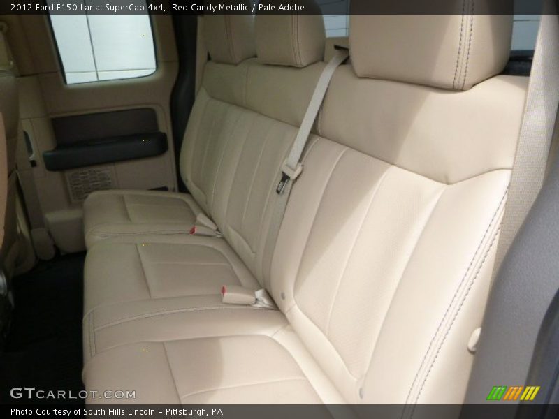 Red Candy Metallic / Pale Adobe 2012 Ford F150 Lariat SuperCab 4x4