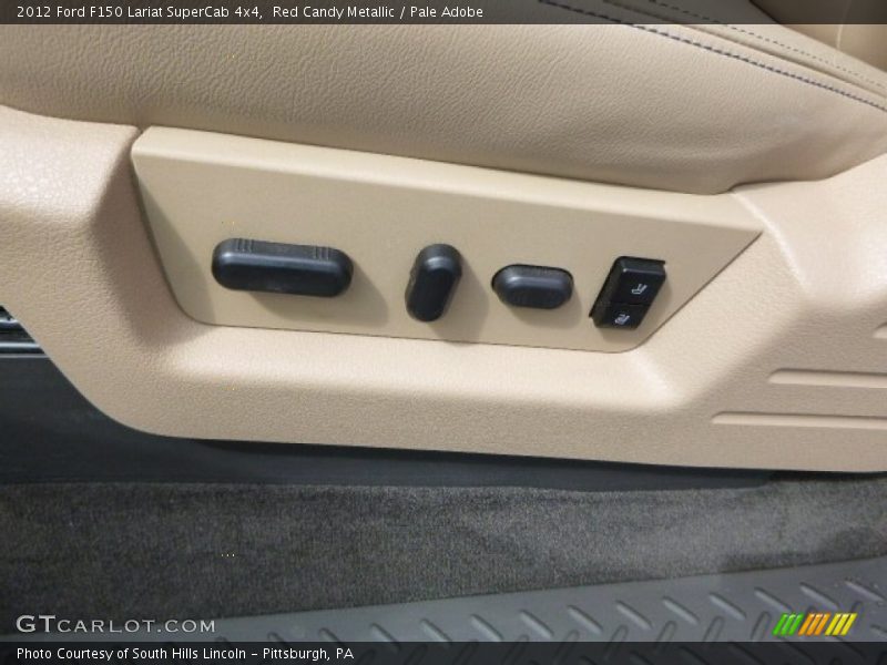 Red Candy Metallic / Pale Adobe 2012 Ford F150 Lariat SuperCab 4x4