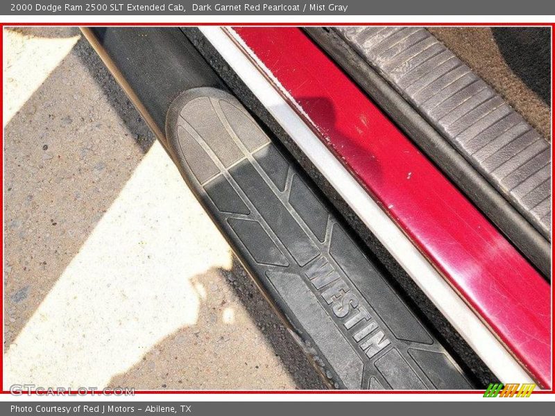 Dark Garnet Red Pearlcoat / Mist Gray 2000 Dodge Ram 2500 SLT Extended Cab