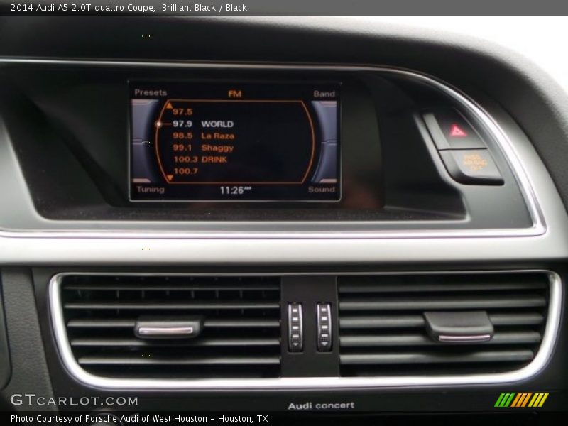 Brilliant Black / Black 2014 Audi A5 2.0T quattro Coupe