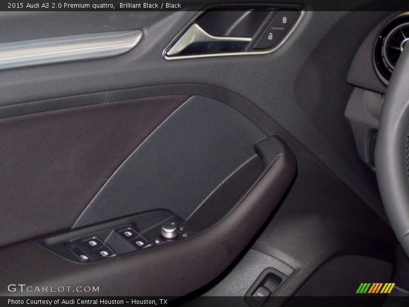 Brilliant Black / Black 2015 Audi A3 2.0 Premium quattro