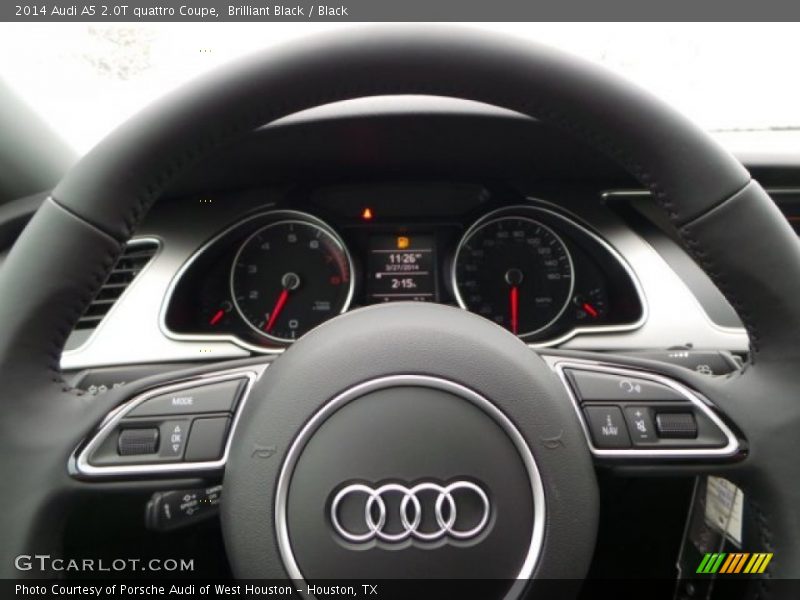 Brilliant Black / Black 2014 Audi A5 2.0T quattro Coupe