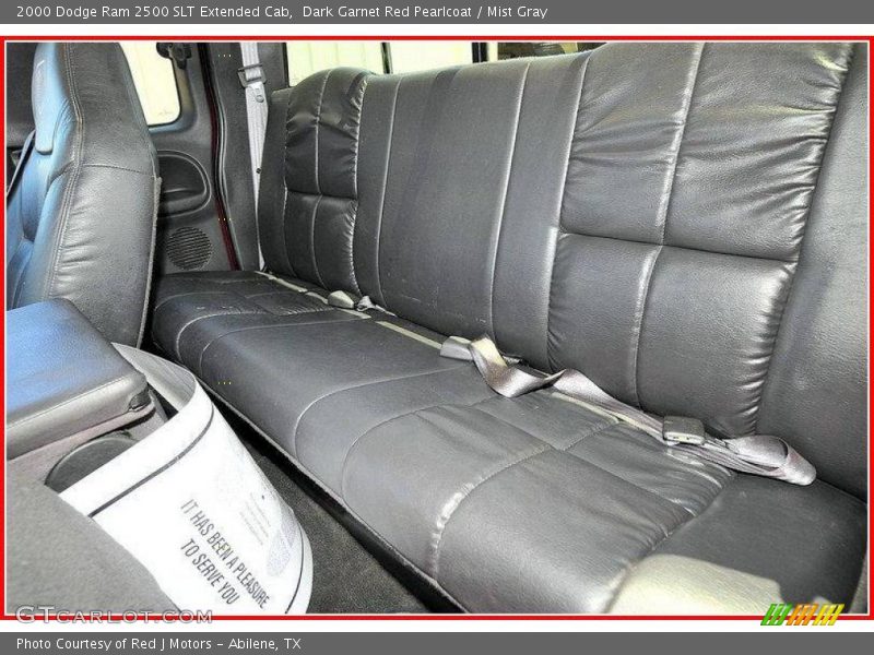 Dark Garnet Red Pearlcoat / Mist Gray 2000 Dodge Ram 2500 SLT Extended Cab