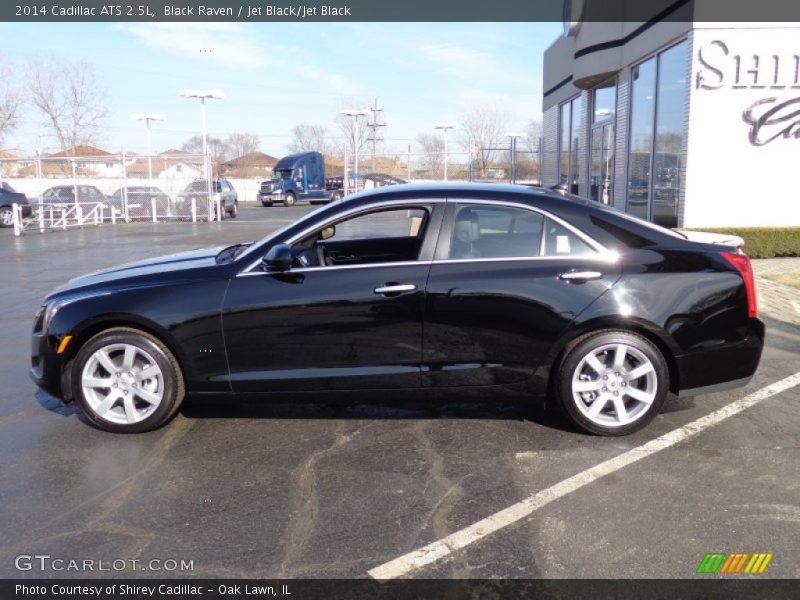 Black Raven / Jet Black/Jet Black 2014 Cadillac ATS 2.5L