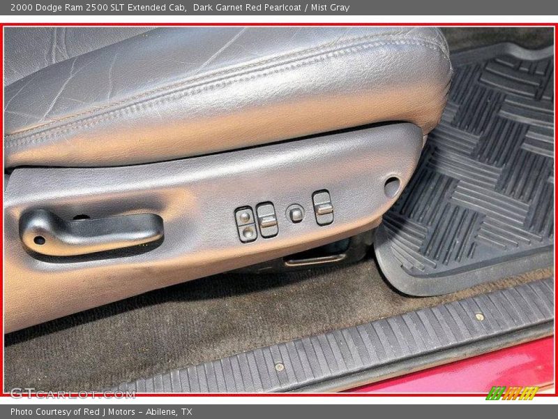 Dark Garnet Red Pearlcoat / Mist Gray 2000 Dodge Ram 2500 SLT Extended Cab