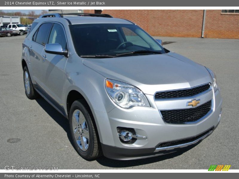 Silver Ice Metallic / Jet Black 2014 Chevrolet Equinox LTZ