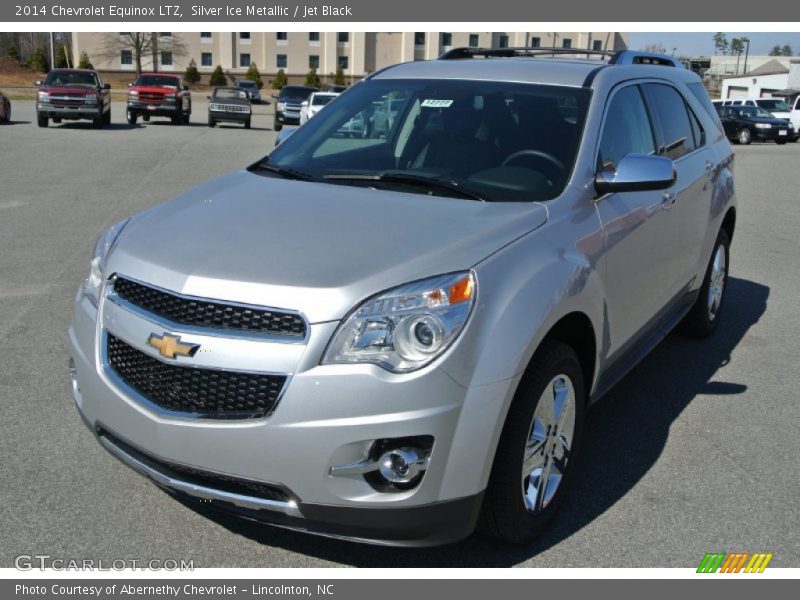 Silver Ice Metallic / Jet Black 2014 Chevrolet Equinox LTZ