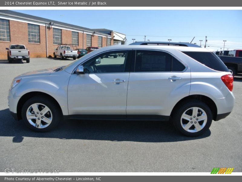 Silver Ice Metallic / Jet Black 2014 Chevrolet Equinox LTZ