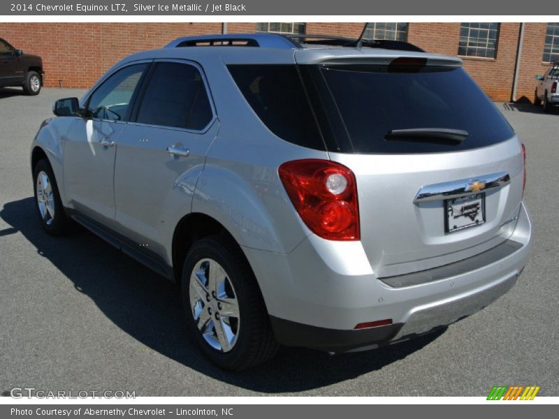 Silver Ice Metallic / Jet Black 2014 Chevrolet Equinox LTZ