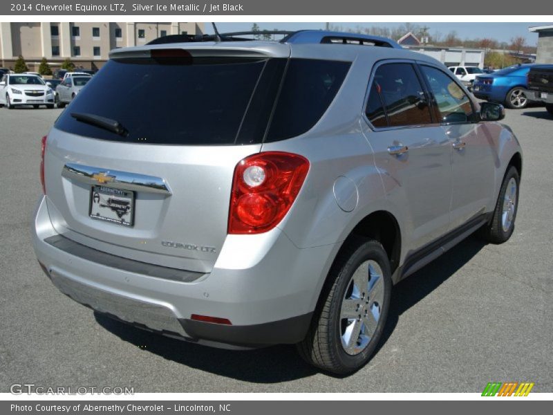 Silver Ice Metallic / Jet Black 2014 Chevrolet Equinox LTZ