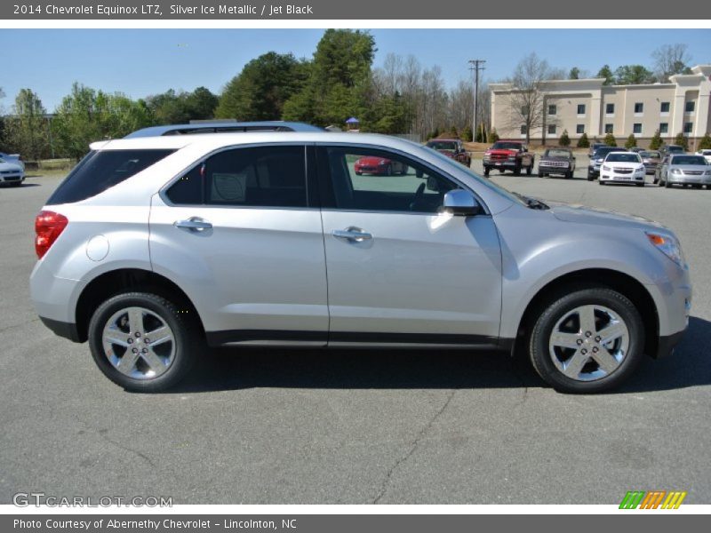 Silver Ice Metallic / Jet Black 2014 Chevrolet Equinox LTZ