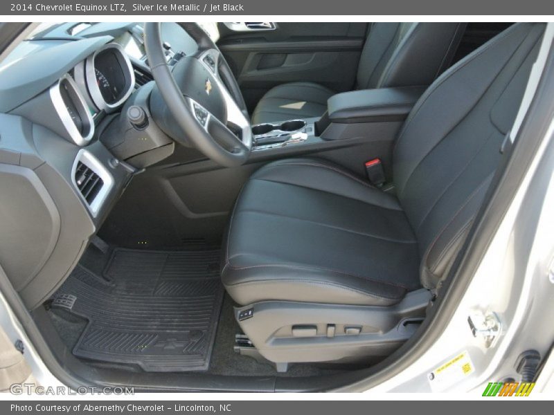 Silver Ice Metallic / Jet Black 2014 Chevrolet Equinox LTZ
