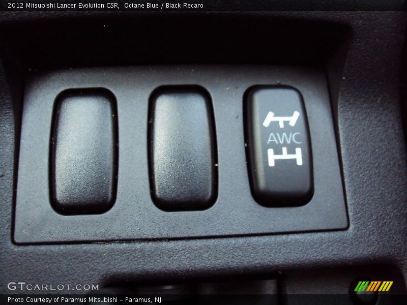 Octane Blue / Black Recaro 2012 Mitsubishi Lancer Evolution GSR