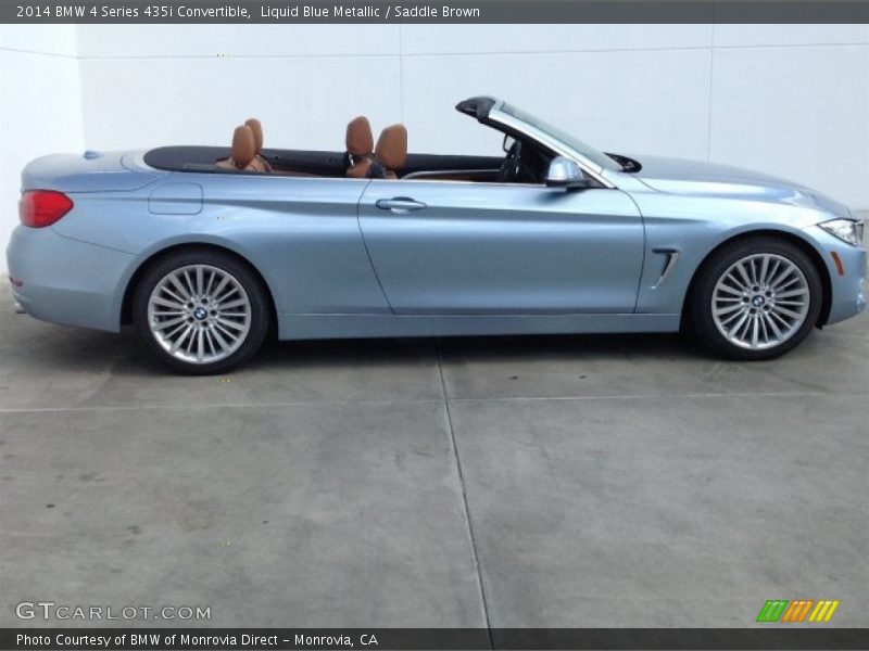  2014 4 Series 435i Convertible Liquid Blue Metallic