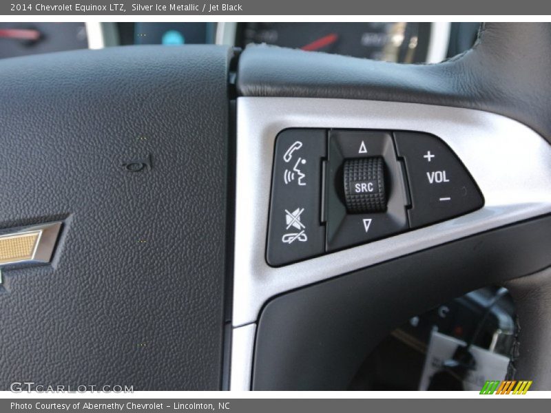 Silver Ice Metallic / Jet Black 2014 Chevrolet Equinox LTZ