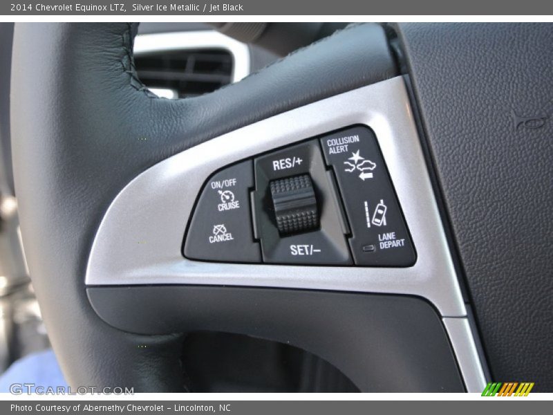 Silver Ice Metallic / Jet Black 2014 Chevrolet Equinox LTZ